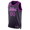 Maillot Basket Homme Minnesota Timberwolves Personnalisé 2025-26 Nike City Edition Noir Swingman